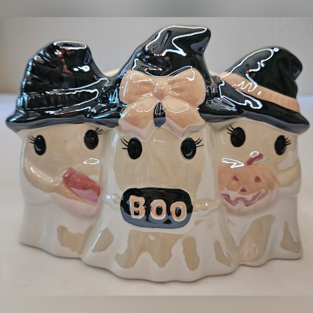 Ceramic Ghost Napkin Holder NEW